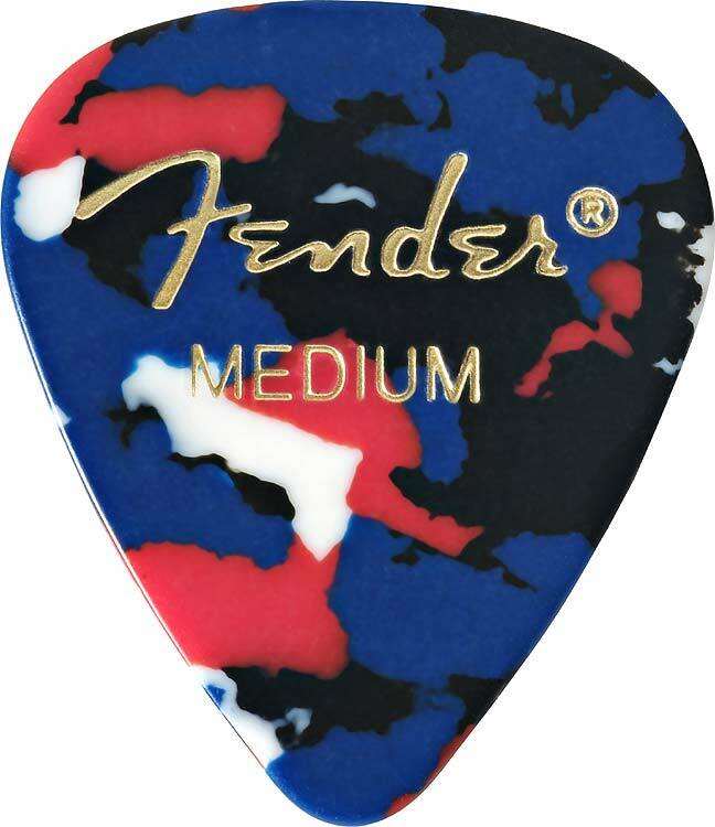 Fender 351 Classic Celluloid Thin Confetti - Plectrum - Main picture