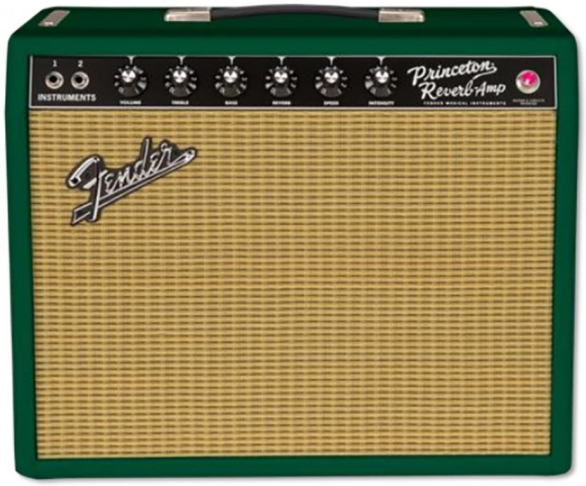 Fender 65 Princeton Reverb Ltd 15w 1x12 British Racing Green - Combo voor elektrische gitaar - Main picture