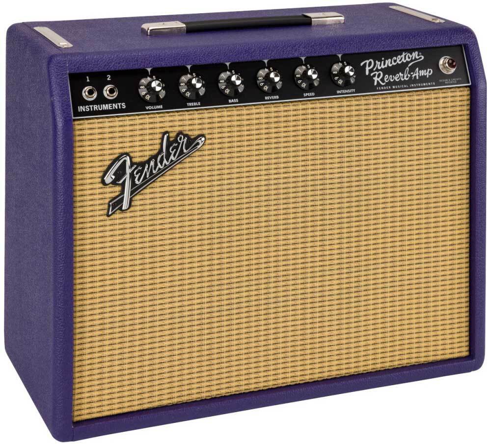 Fender 65 Princeton Reverb Ltd 15w 1x12 Celestion Greenback Plum - Combo voor elektrische gitaar - Main picture