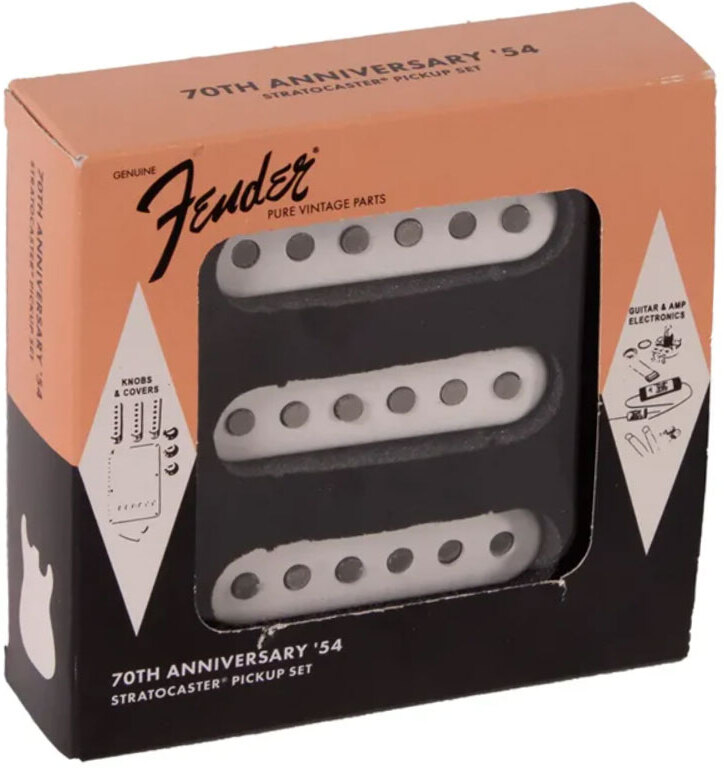 Fender 70th Anniversary 1954 Strat Pickup Set Simple-bobinage X3 - Elektrische gitaar pickup - Main picture