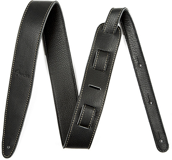 Fender Artisan Crafted Leather Straps 2inc. Black - Gitaarriem - Main picture