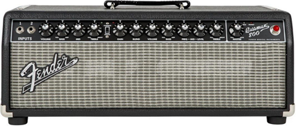 Fender Bassman 800 Head 800w 4-ohms Black/silver - Versterker top voor bas - Main picture