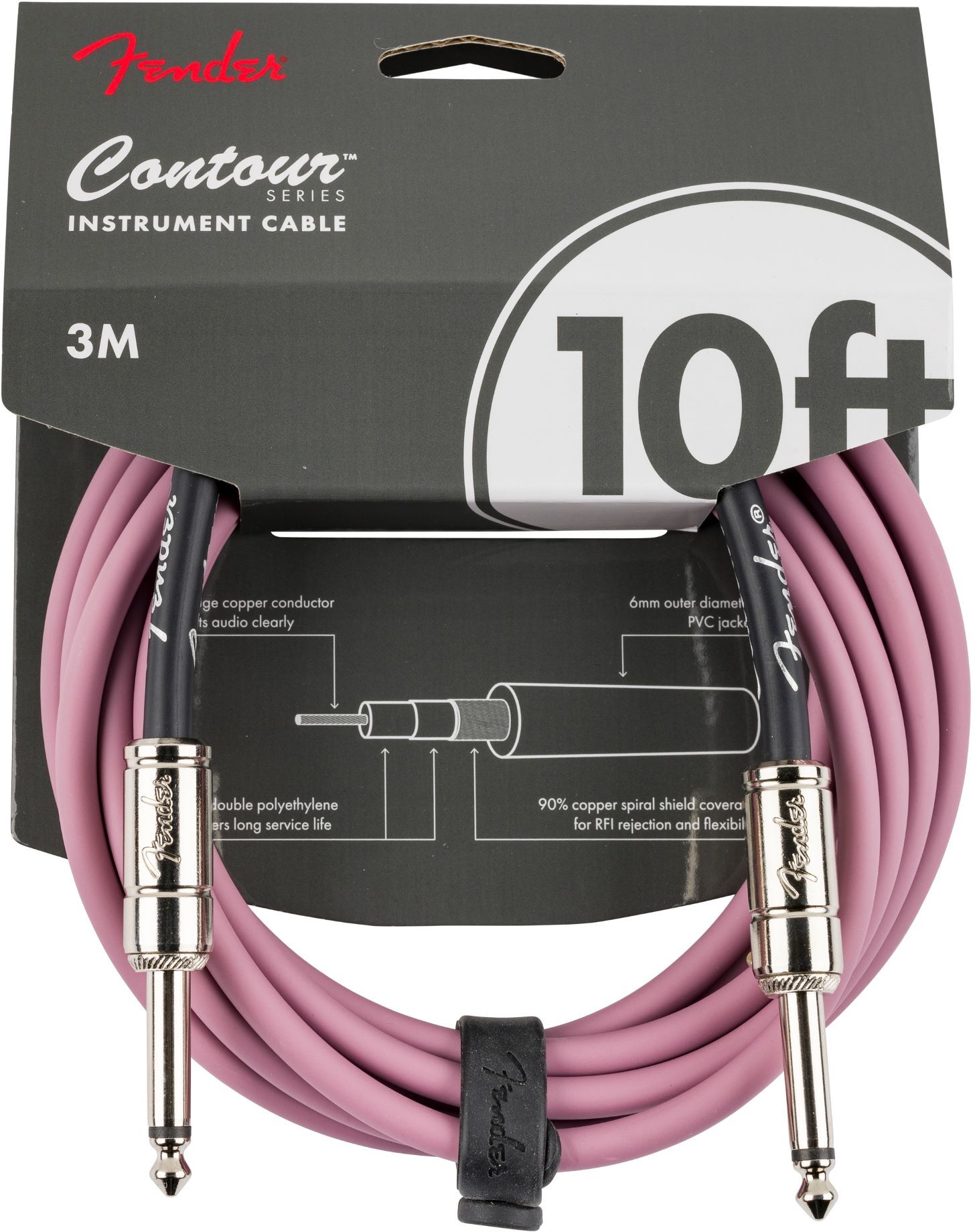 Fender CÂble Contour 10', Bgm - Kabel - Main picture