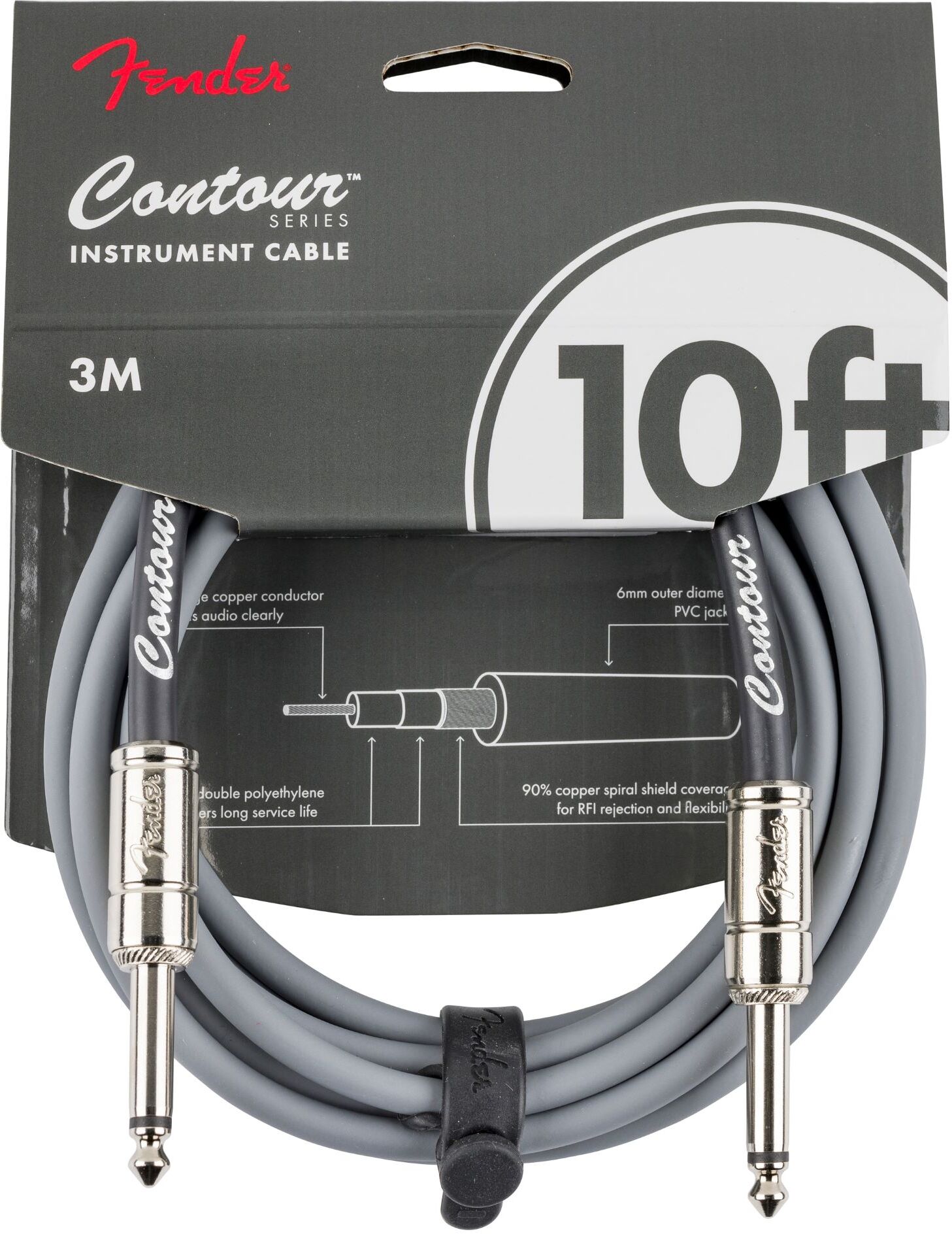 Fender CÂble Contour 10', InsÉrÉ - Kabel - Main picture