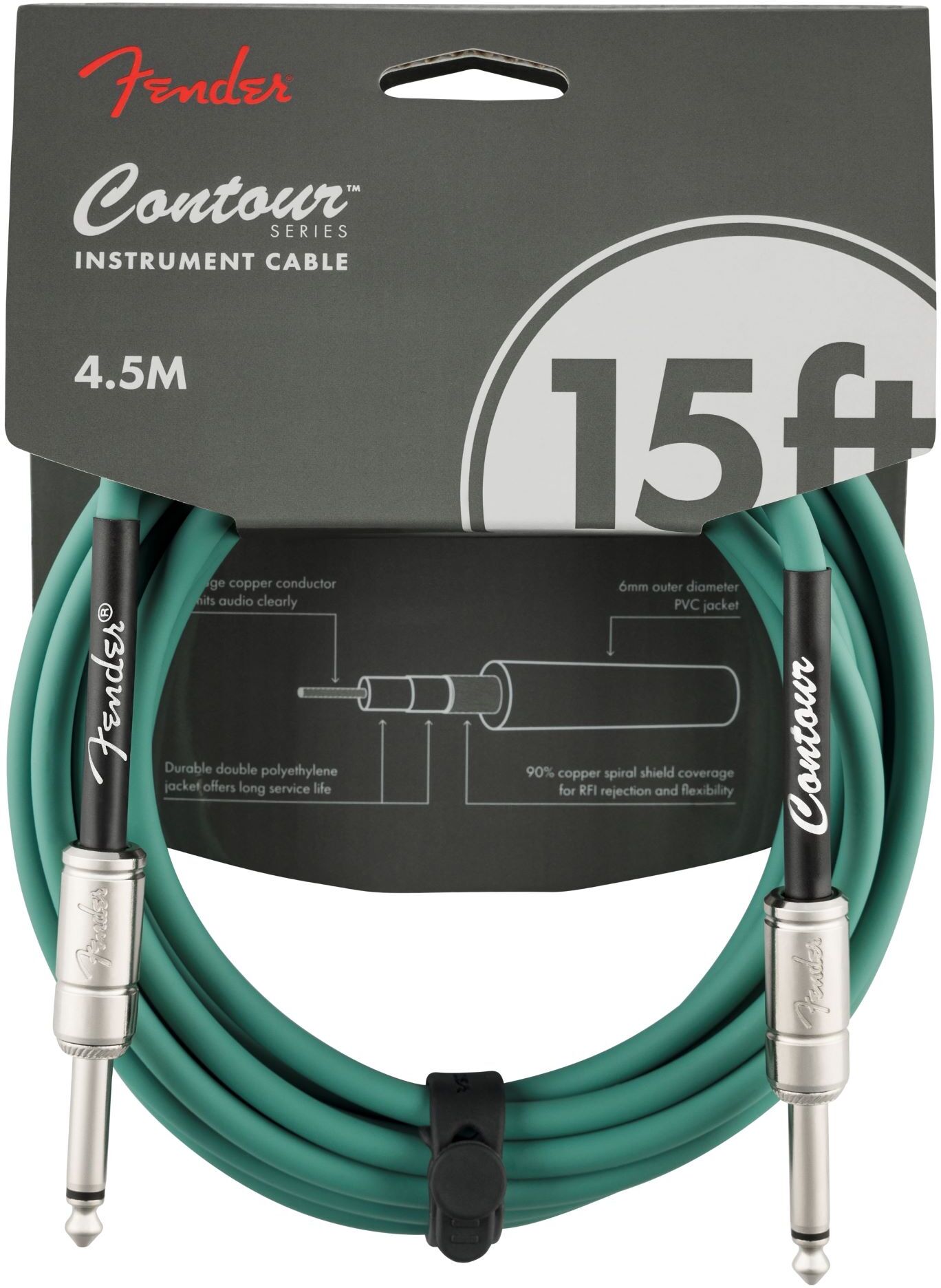 Fender CÂble Contour 10', Shg - Kabel - Main picture