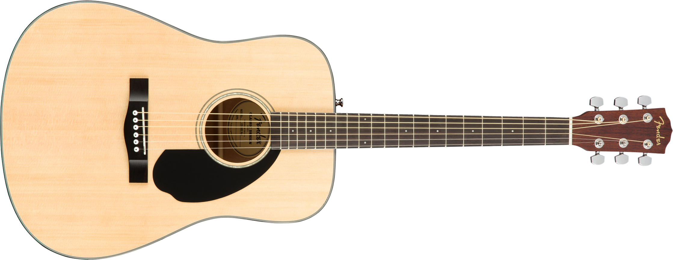 Fender Cd-60s 2019 Dreadnought Epicea Acajou Wal - Natural - Westerngitaar & electro - Main picture
