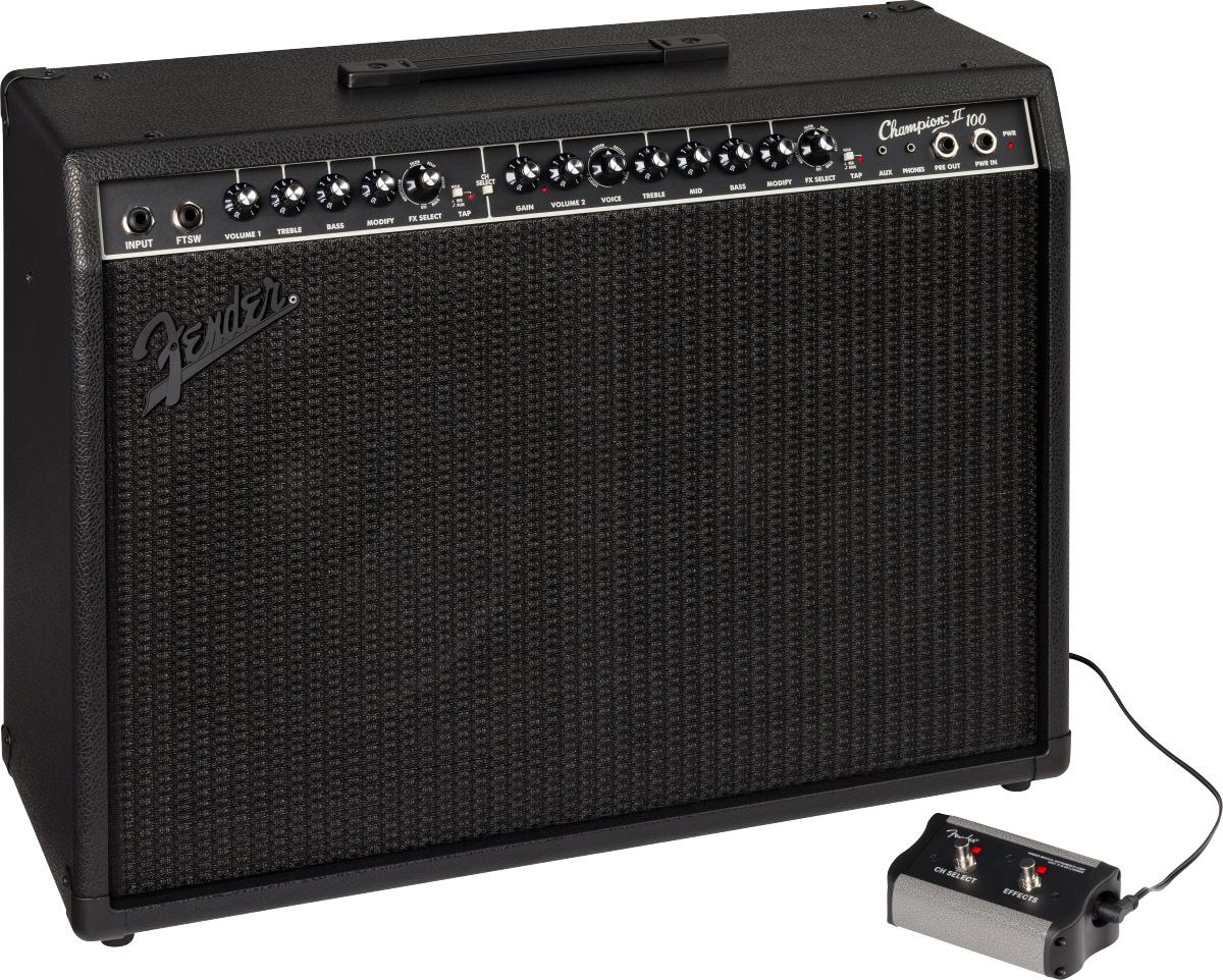 Fender Champion Ii 100  Ltd 100w 2x12 Blackout - Combo voor elektrische gitaar - Main picture