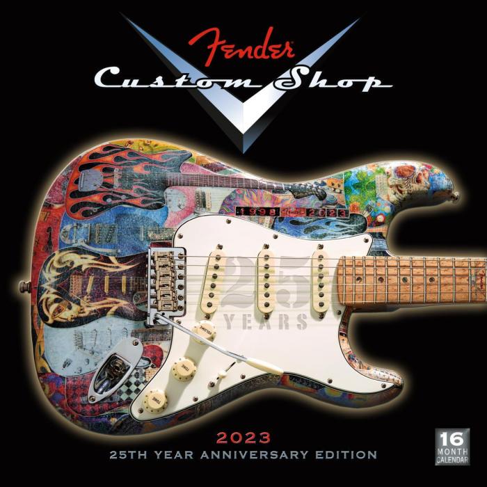 Kalender Fender 2023 Custom Shop Wall Calendar