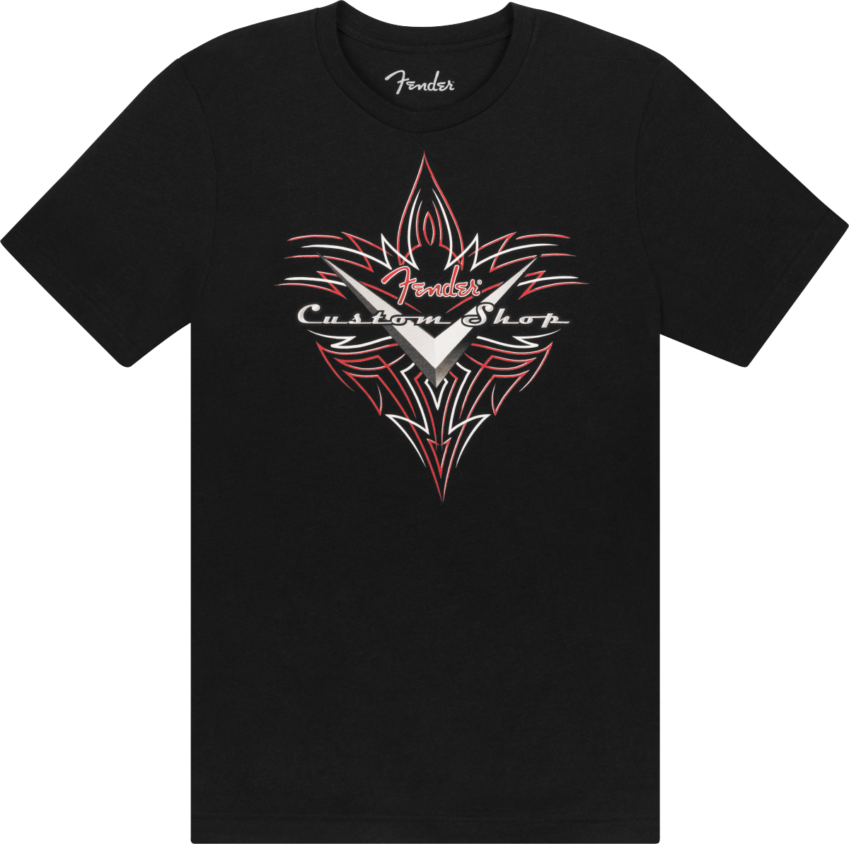 Fender Custom Shop Pinstripe - Black - Xl - T-shirt - Main picture