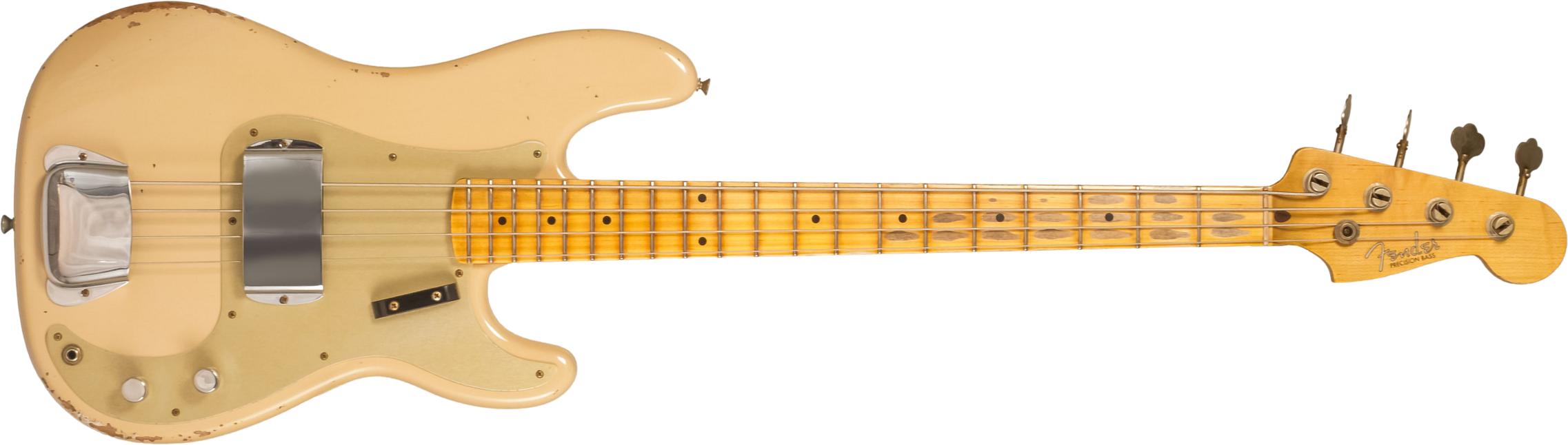 Fender Custom Shop Precision Bass 1958 Mn #cz578480 - Relic Aged Desert Sand - Solid body elektrische bas - Main picture