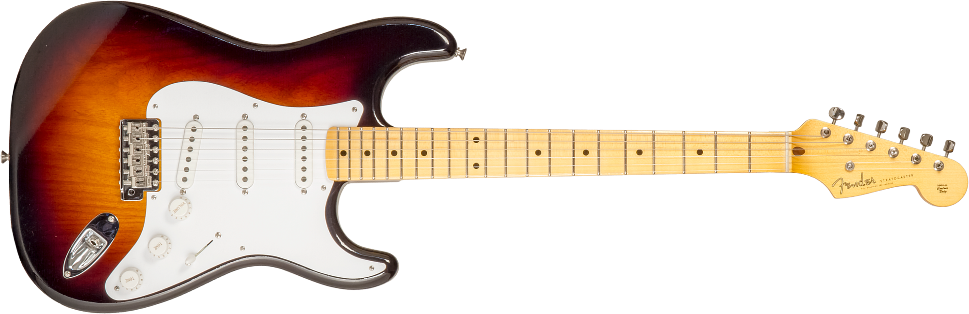 Fender Custom Shop Strat 1954 70th Anniv. 3s Trem Mn #xn4356 - Closet Classic Wide Fade 2-color Sunburst - Elektrische gitaar in Str-vorm - Main pictu