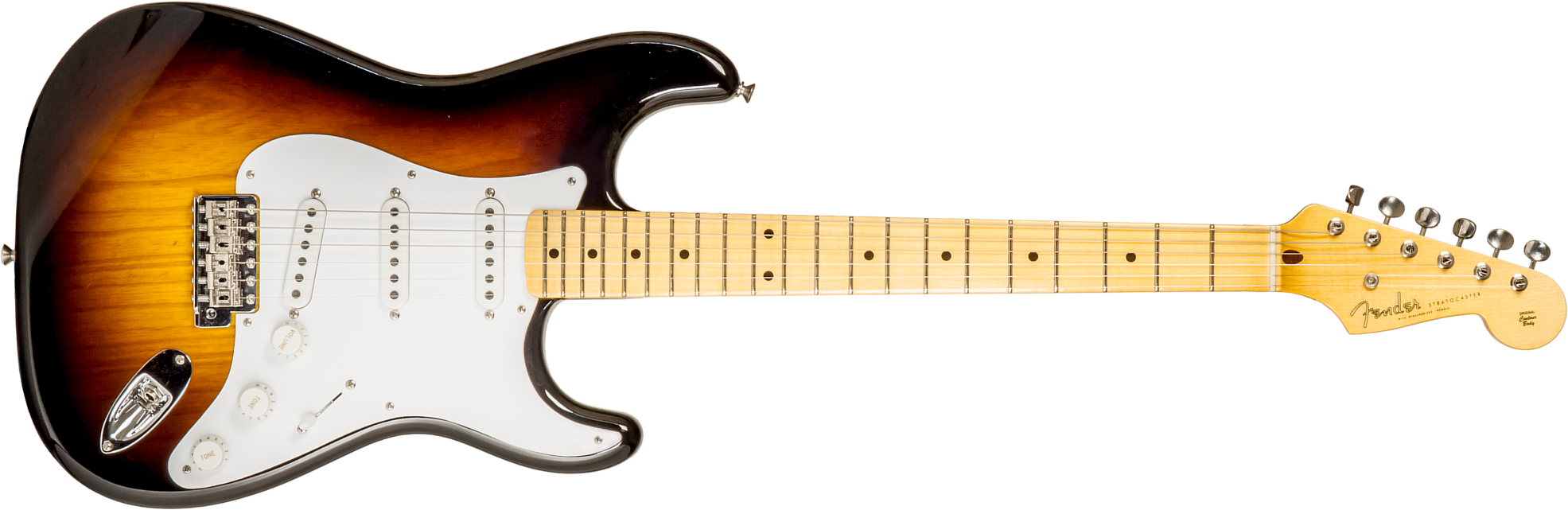 Fender Custom Shop Strat 1954 70th Anniv. 3s Trem Mn #xn4597 - Time Capsule Wide Fade 2-color Sunburst - Elektrische gitaar in Str-vorm - Main picture