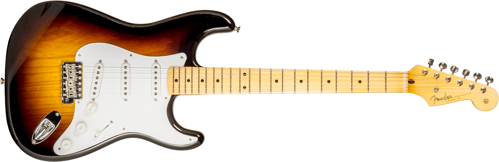 Fender Custom Shop Strat 1954 70th Anniv. #xn4597 3s Trem Mn - Time Capsule 2-color Sunburst - Elektrische gitaar in Str-vorm - Main picture