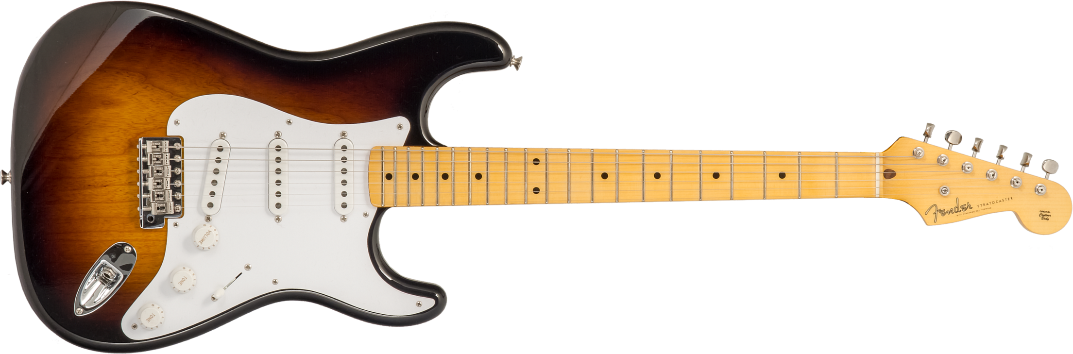 Fender Custom Shop Strat 1954 70th Anniv. #xn4611 3s Trem Mn - Time Capsule Wide Fade 2-color Sunburst - Elektrische gitaar in Str-vorm - Main picture
