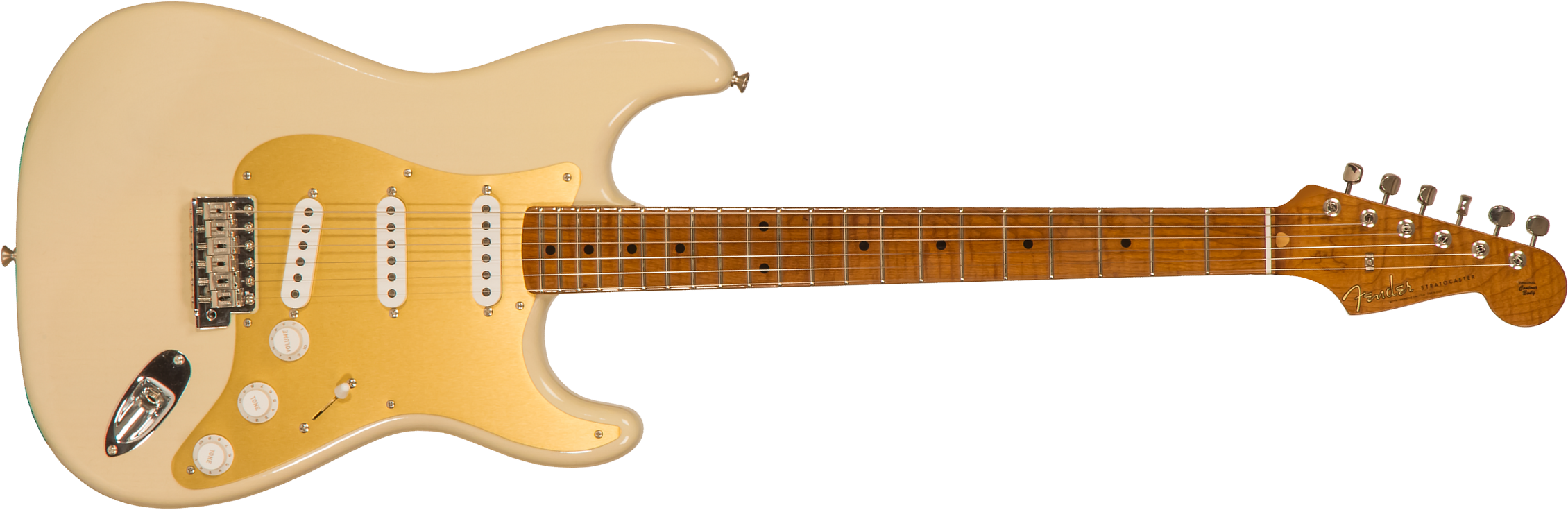 Fender Custom Shop Strat 1957 3s Trem Mn #r116646 - Lush Closet Classic Vintage Blonde - Elektrische gitaar in Str-vorm - Main picture