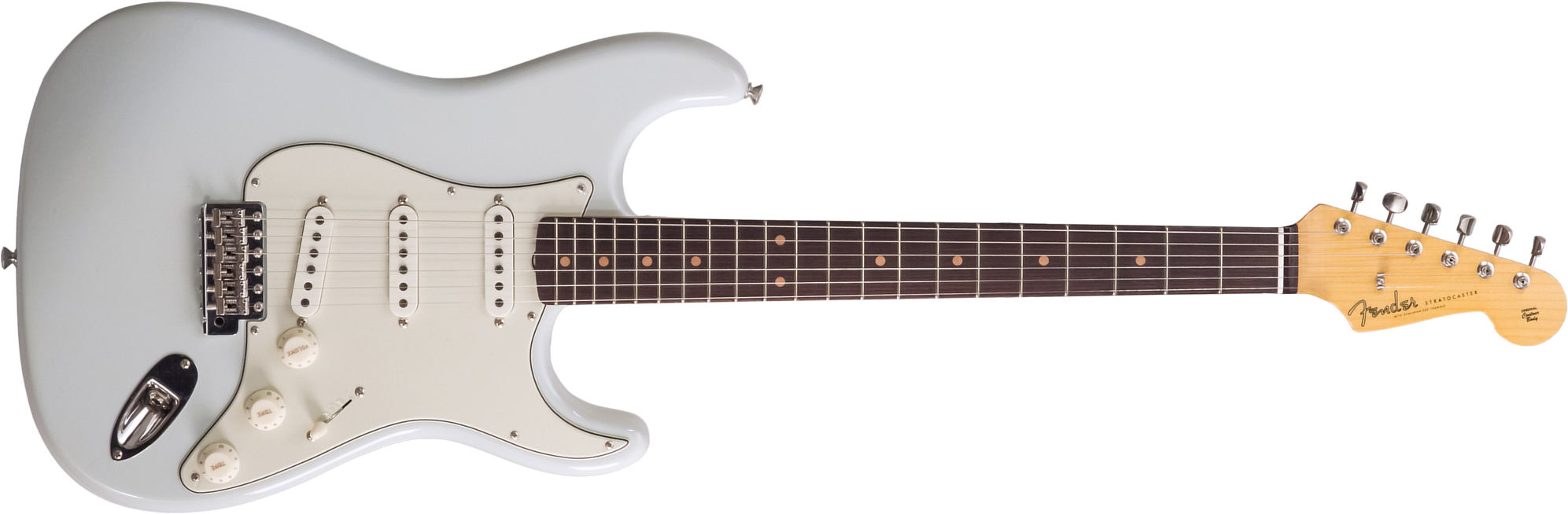 Fender Custom Shop Strat 1959 3s Trem Rw #r143419 - Time Capsule Sonic Blue - Elektrische gitaar in Strat vorm - Main picture