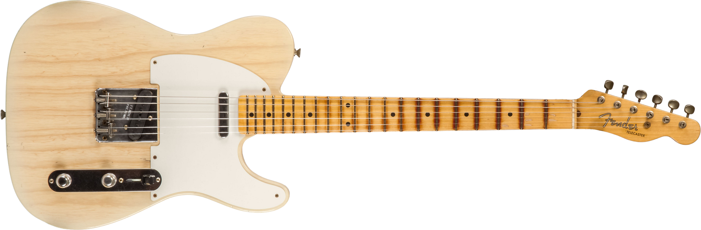 Fender Custom Shop Tele 1955 2s Ht Mn #cz580065 - Journeyman Relic Natural Blonde - Elektrische gitaar in Str-vorm - Main picture