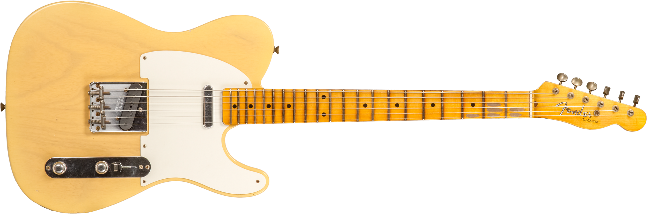 Fender Custom Shop Tele 1955 Ltd 2s Ht Mn #cz579629 - Journeyman Relic Natural Blonde - Televorm elektrische gitaar - Main picture