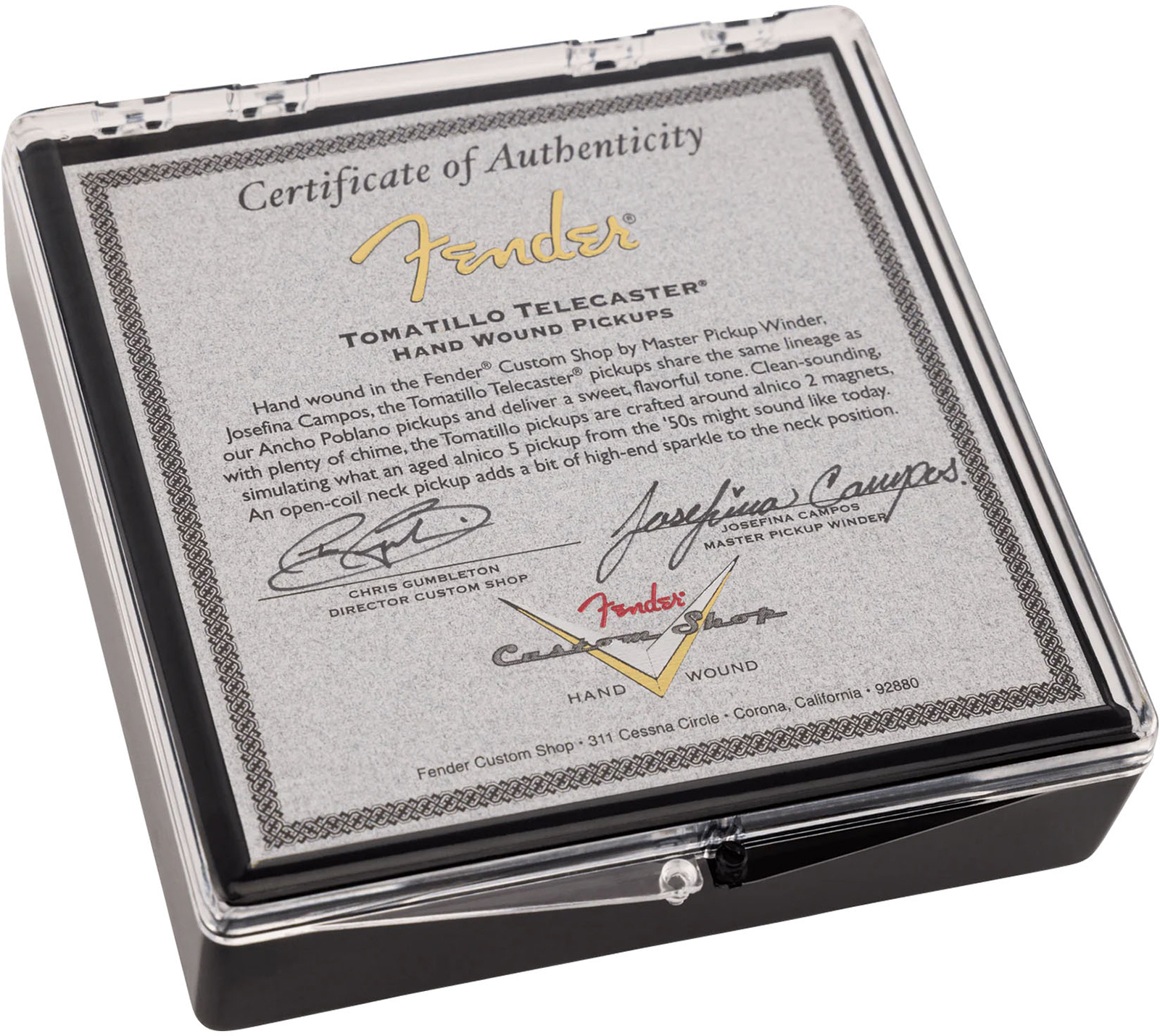 Fender Custom Shop Tele Tomatillo Josefina Hand Wound Pickup Set - Elektrische gitaar pickup - Main picture