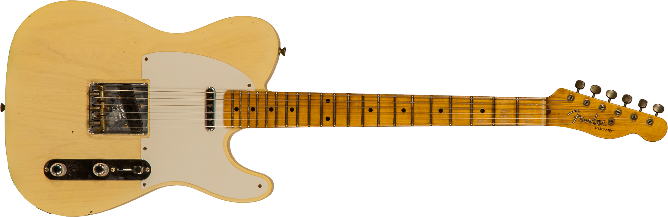 Fender Custom Shop Tele Tomatillo Ltd 2s Ht Mn #r109088 - Journeyman Relic Natural Blonde - Televorm elektrische gitaar - Main picture