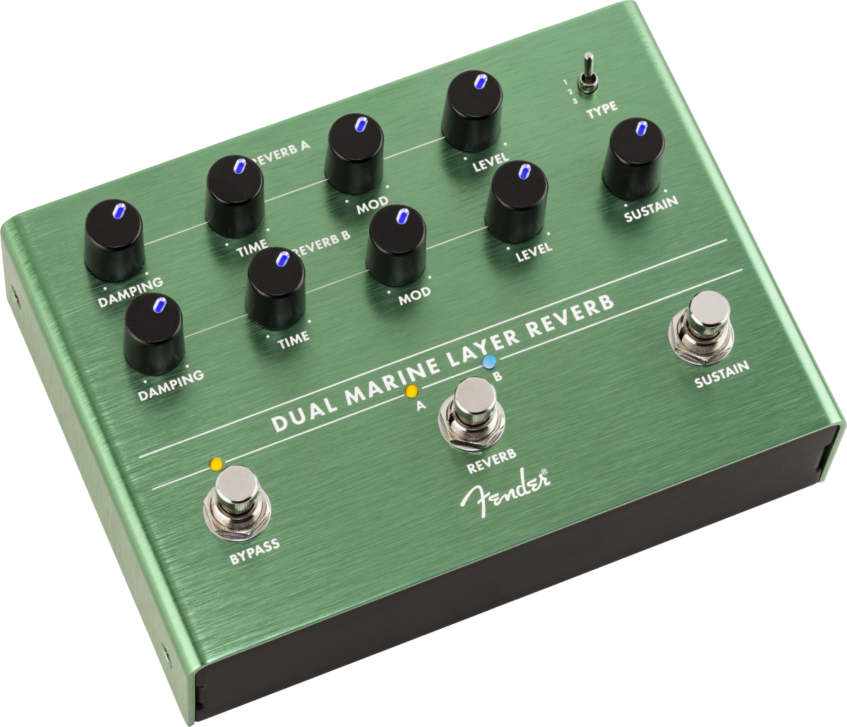 Fender Dual Marine Layer Reverb - Reverb/delay/echo effect pedaal - Main picture