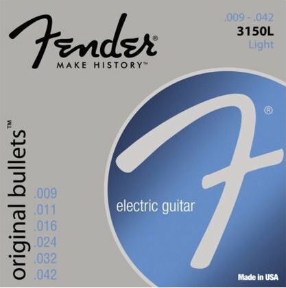 Fender Jeu De 6 Cordes Electric 3150l Original Bullets Pure Nickel 09-42 - Elektrische gitaarsnaren - Main picture