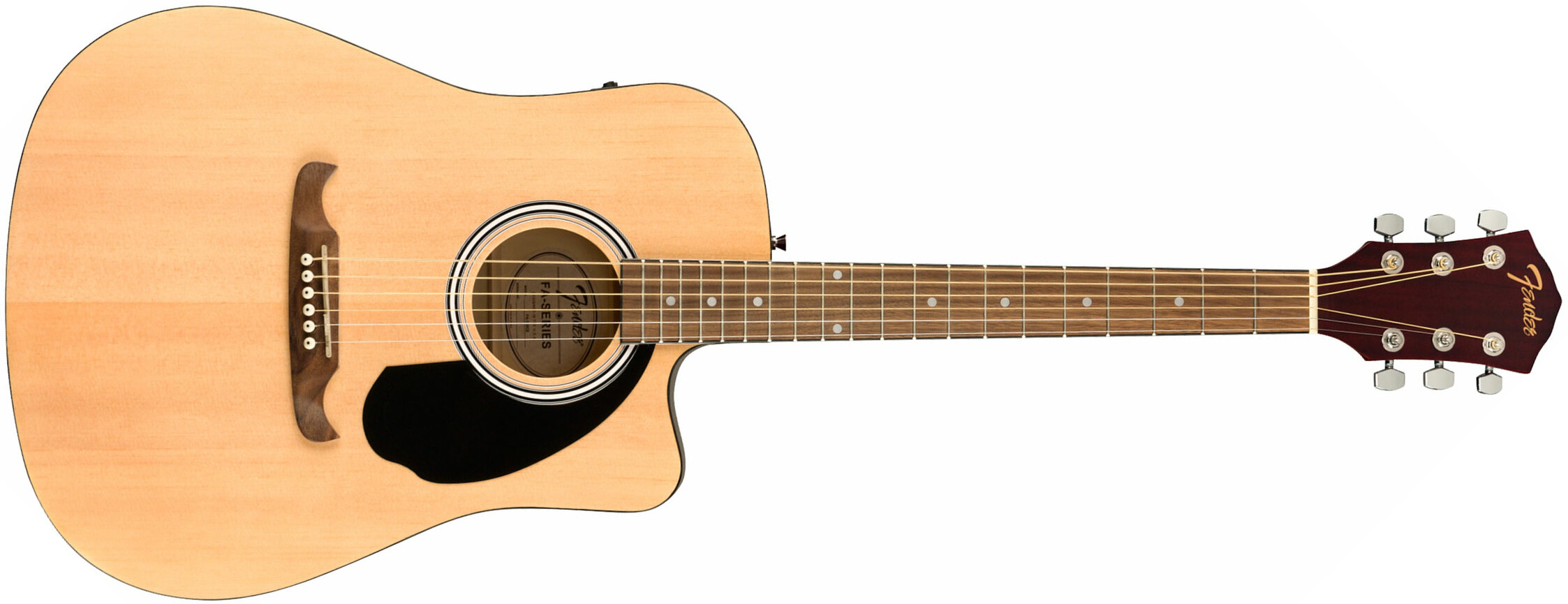 Fender Fa-125ce Dreadnought Alternative Epicea Acajou Wal - Natural - Westerngitaar & electro - Main picture