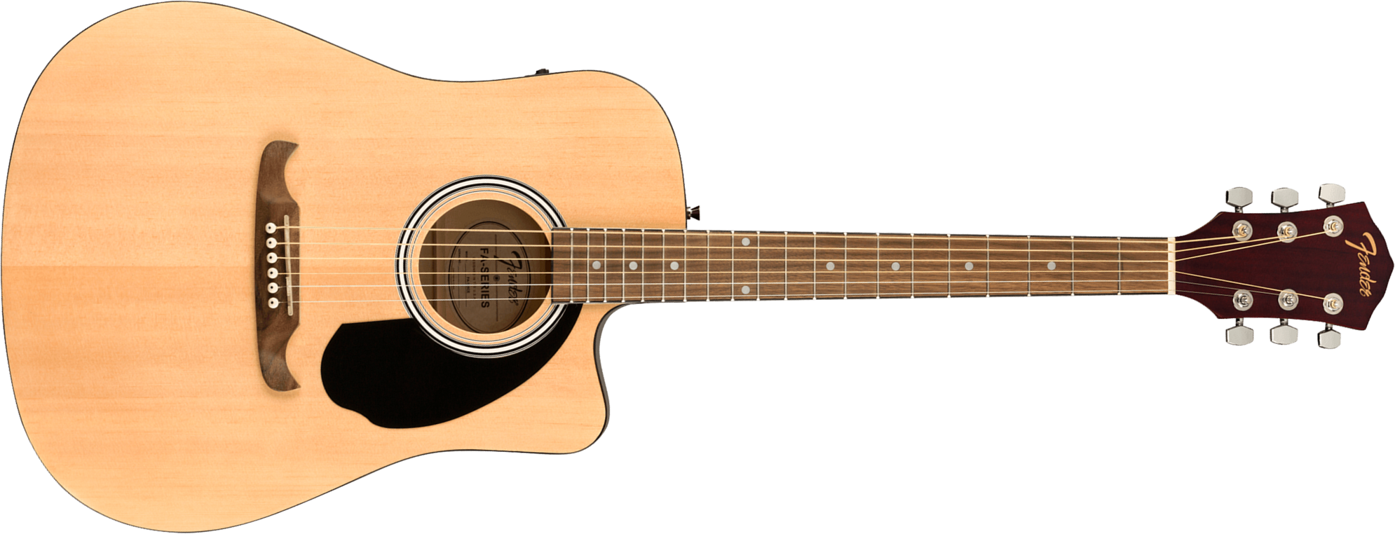 Fender Fa125ce Alternative Dreadnought Cw Epicea Acajou Wal - Natural - Volksgitaar - Main picture