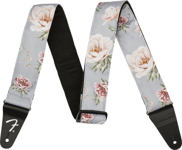 Gitaarriem Fender Floral 2-inches Guitar Strap - Gray