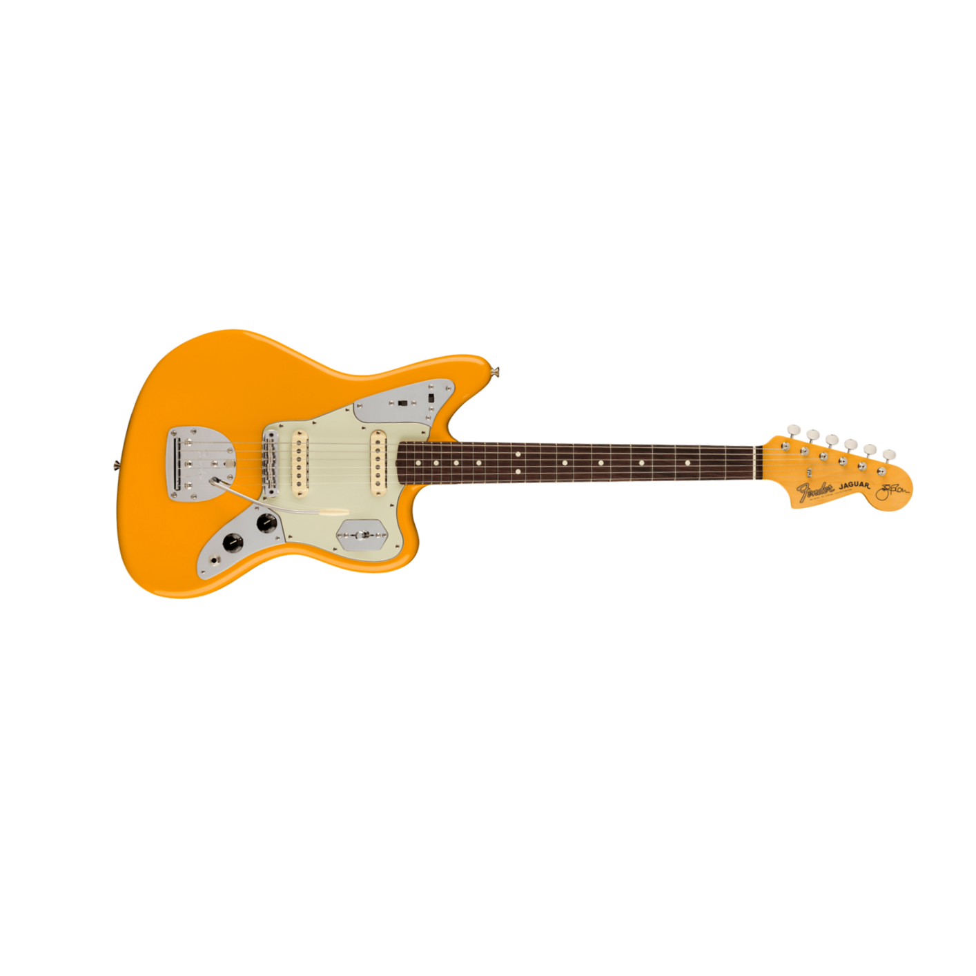 Fender Jaguar Johnny Marr Signature 2s Trem Rw - Fever Dream Yellow - Retro-rock elektrische gitaar - Main picture