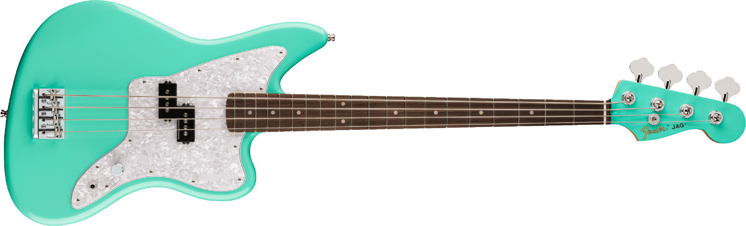 Fender Jaguar Mark Hoppus Signature Limited Edition - Sea Foam Green - Solid body elektrische bas - Main picture