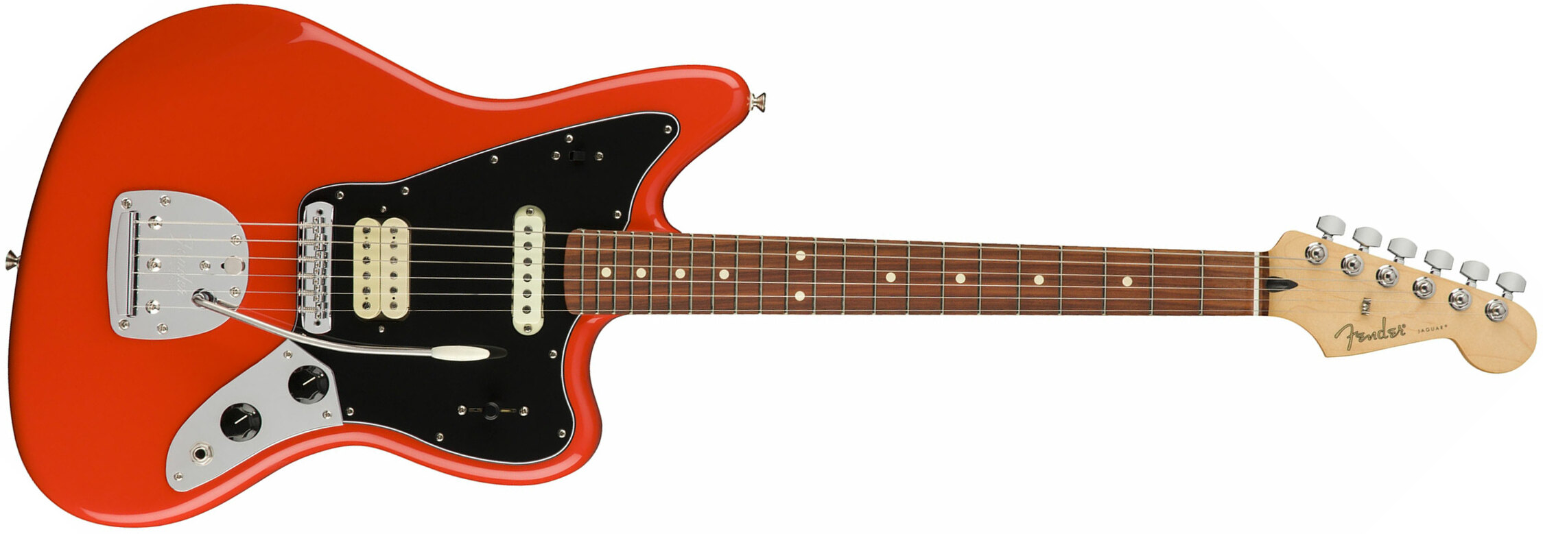 Fender Jaguar Player Mex Hs Pf - Sonic Red - Retro-rock elektrische gitaar - Main picture