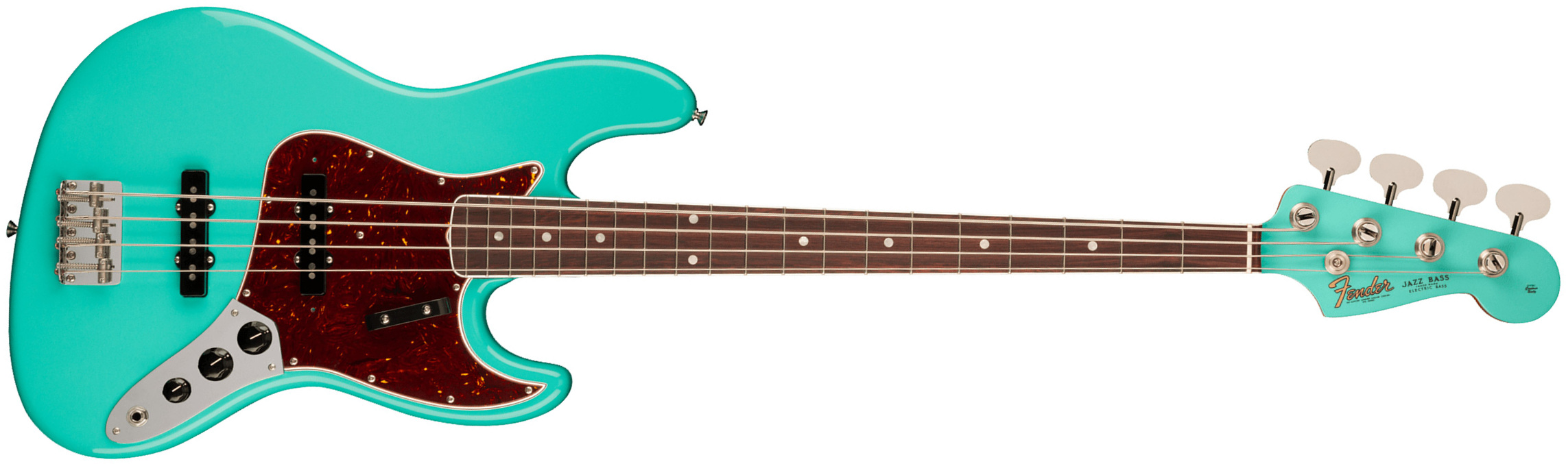 Fender Jazz Bass 1966 American Vintage Ii Usa Rw - Sea Foam Green - Solid body elektrische bas - Main picture