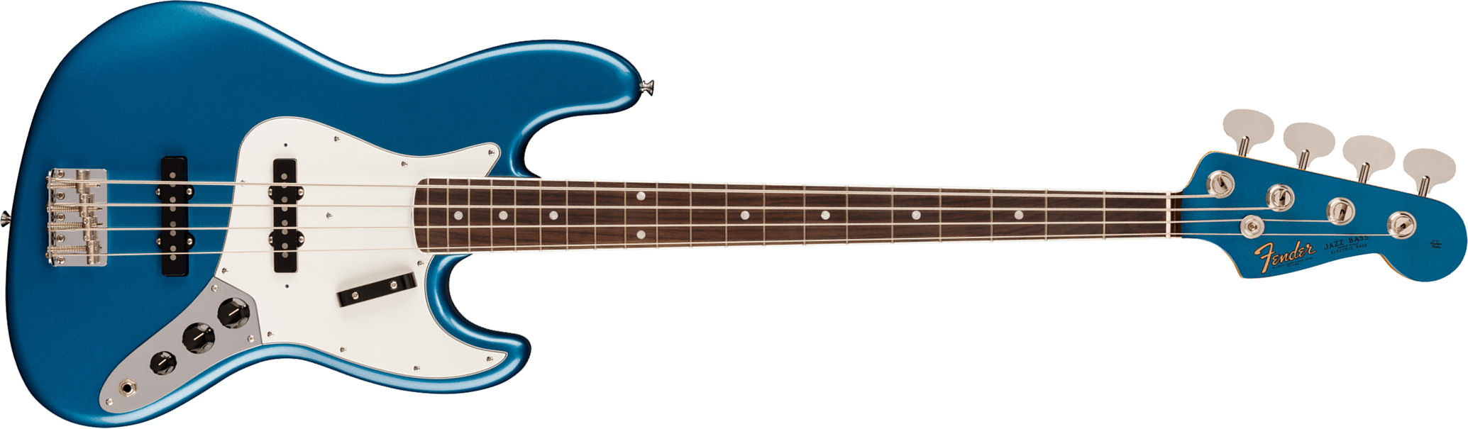 Fender Jazz Bass 1966 American Vintage Ii Usa Rw - Lake Placid Blue - Solid body elektrische bas - Main picture