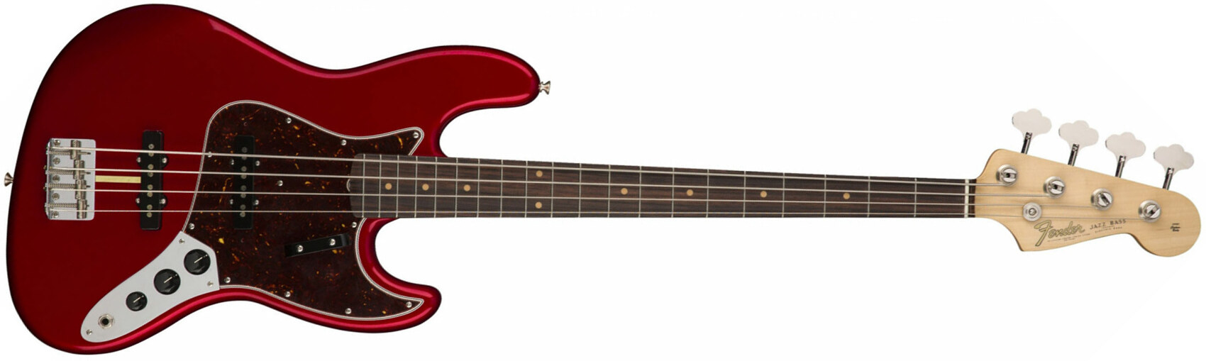 Fender Jazz Bass '60s American Original Usa Rw - Candy Apple Red - Solid body elektrische bas - Main picture