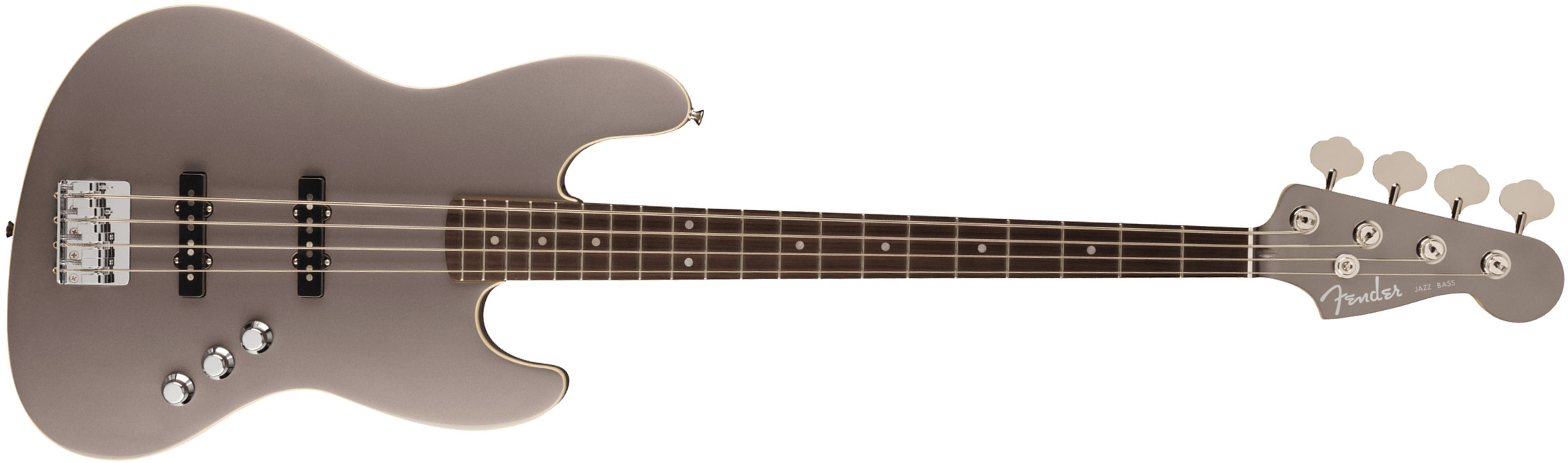 Fender Jazz Bass Aerodyne Special Jap Rw - Dolphin Gray Metallic - Solid body elektrische bas - Main picture