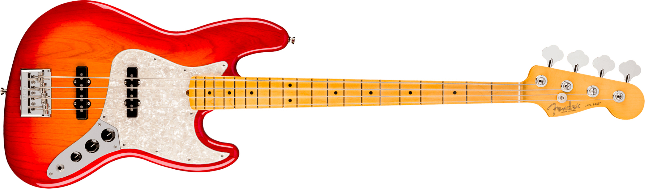Fender Jazz Bass American Pro. Usa Mn - Aged Cherry Burst - Solid body elektrische bas - Main picture