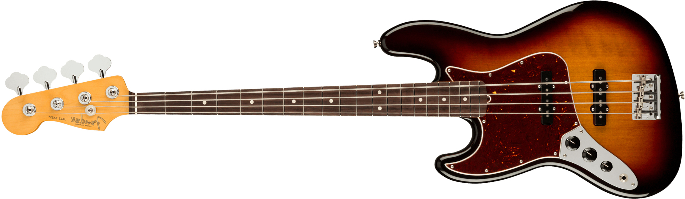 Fender Jazz Bass American Professional Ii Lh Gaucher Usa Rw - 3-color Sunburst - Solid body elektrische bas - Main picture
