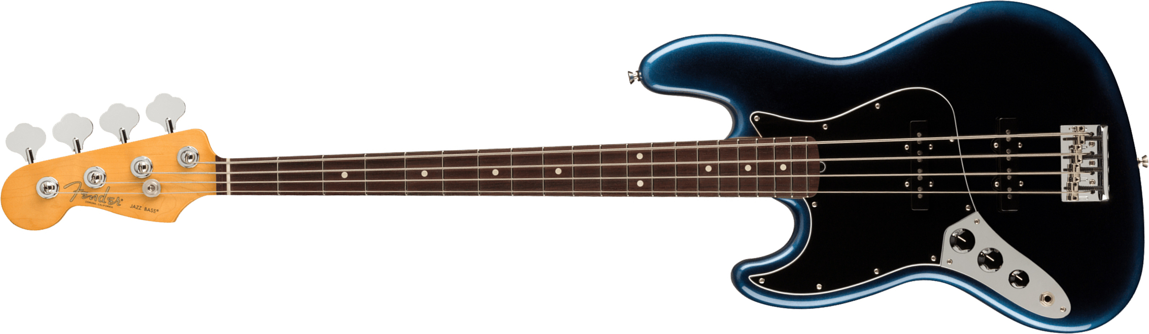 Fender Jazz Bass American Professional Ii Lh Gaucher Usa Rw - Dark Night - Solid body elektrische bas - Main picture