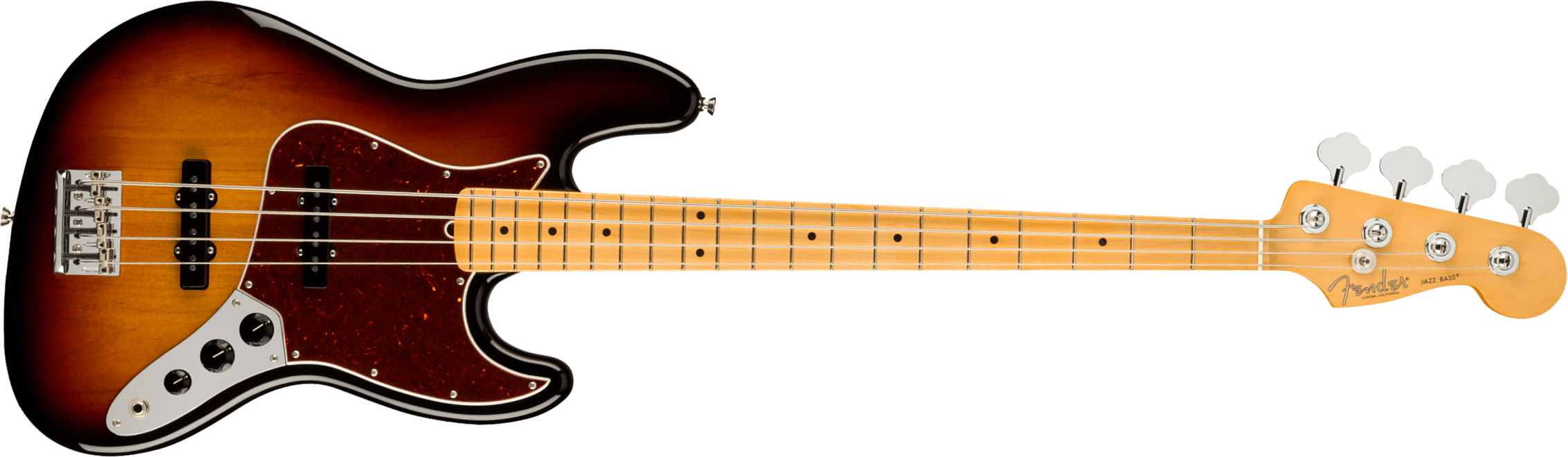 Fender Jazz Bass American Professional Ii Usa Mn - 3-color Sunburst - Solid body elektrische bas - Main picture