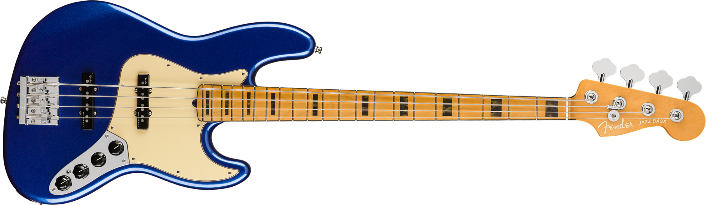 Fender Jazz Bass American Ultra 2019 Usa Mn - Cobra Blue - Solid body elektrische bas - Main picture