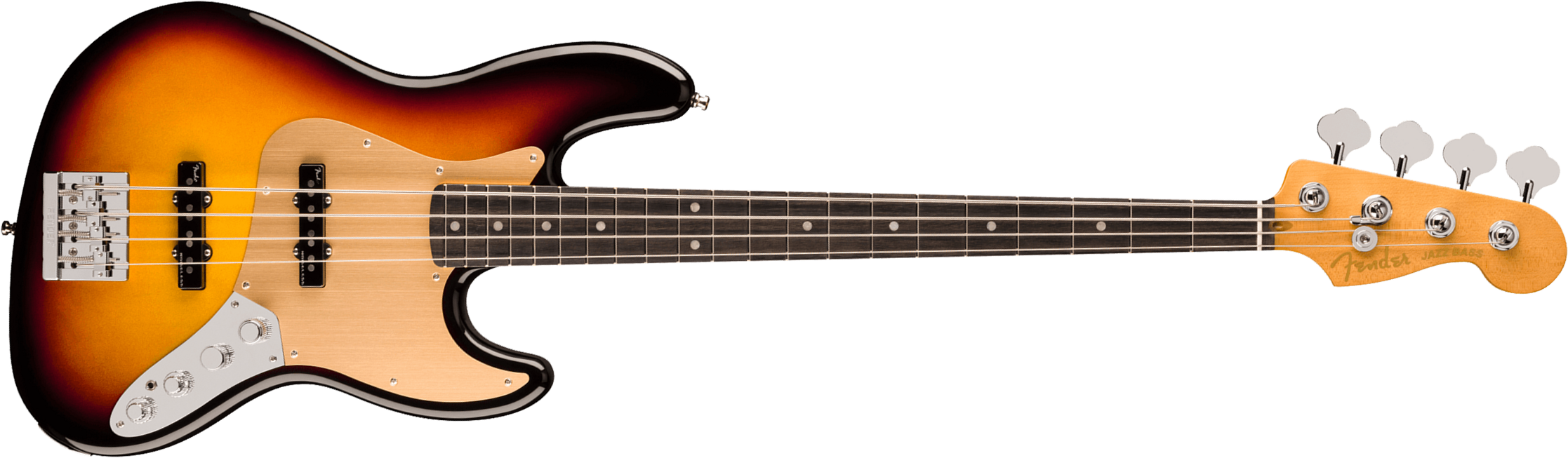 Fender Jazz Bass American Ultra Ii Usa Active Eb - Ultraburst - Solid body elektrische bas - Main picture