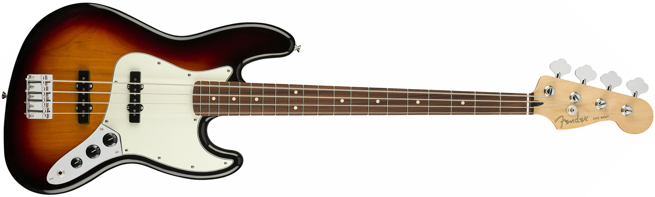 Fender Jazz Bass Player Mex Pf - 3-color Sunburst - Solid body elektrische bas - Main picture