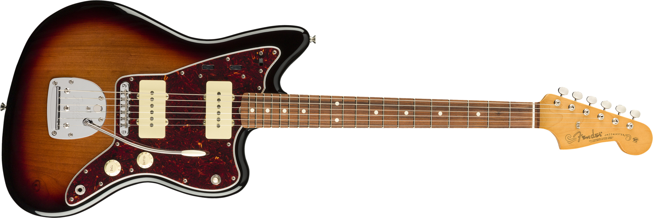 Fender Jazzmaster 60s Vintera Modified Mex Pf - 3-color Sunburst - Retro-rock elektrische gitaar - Main picture