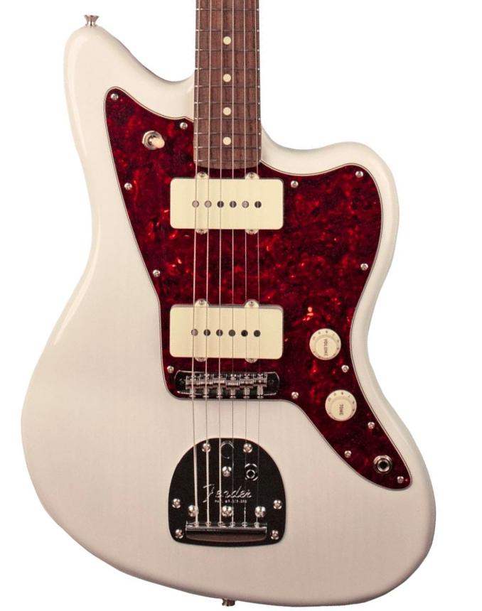 Fender Jazzmaster Hybrid Ii Jap 2s Trem Rw - White Blonde - Retro-rock elektrische gitaar - Main picture