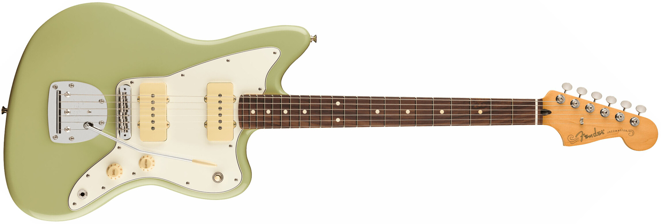 Fender Jazzmaster Player Ii Mex 2s Trem Rw - Birch Green - Retro-rock elektrische gitaar - Main picture