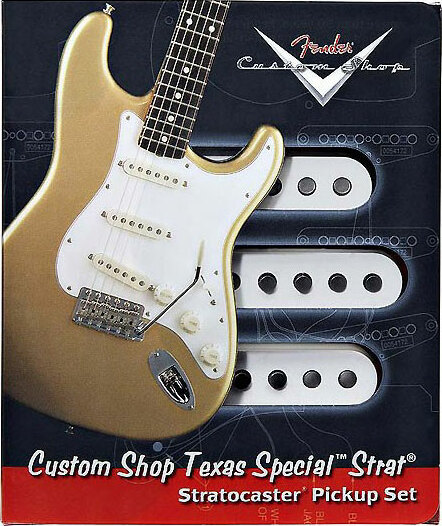 Fender Jeu Strat Custom Shop Texas Special White 3 Pieces - - Elektrische gitaar pickup - Main picture