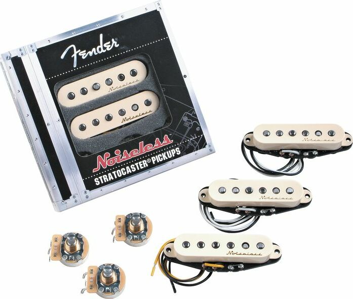 Fender Jeu Strat Vintage Noiseless White 3 Pieces - - Elektrische gitaar pickup - Main picture