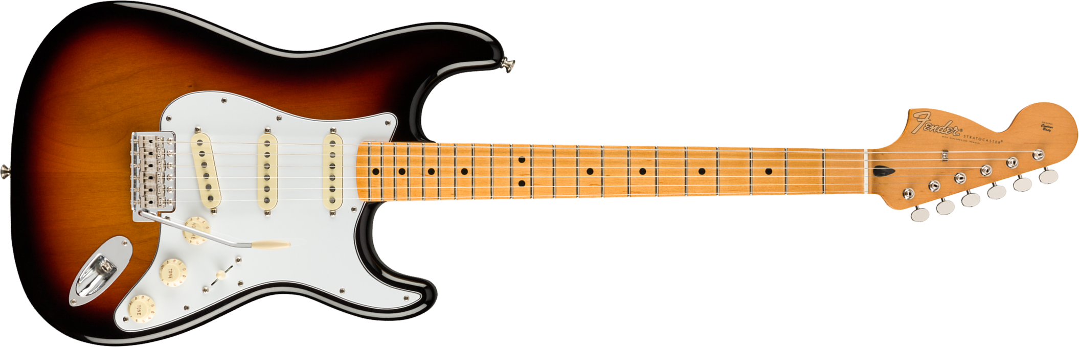 Fender Jimi Hendrix Strat Mex Signature 3s Trem Mn - 3-color Sunburst - Elektrische gitaar in Strat vorm - Main picture