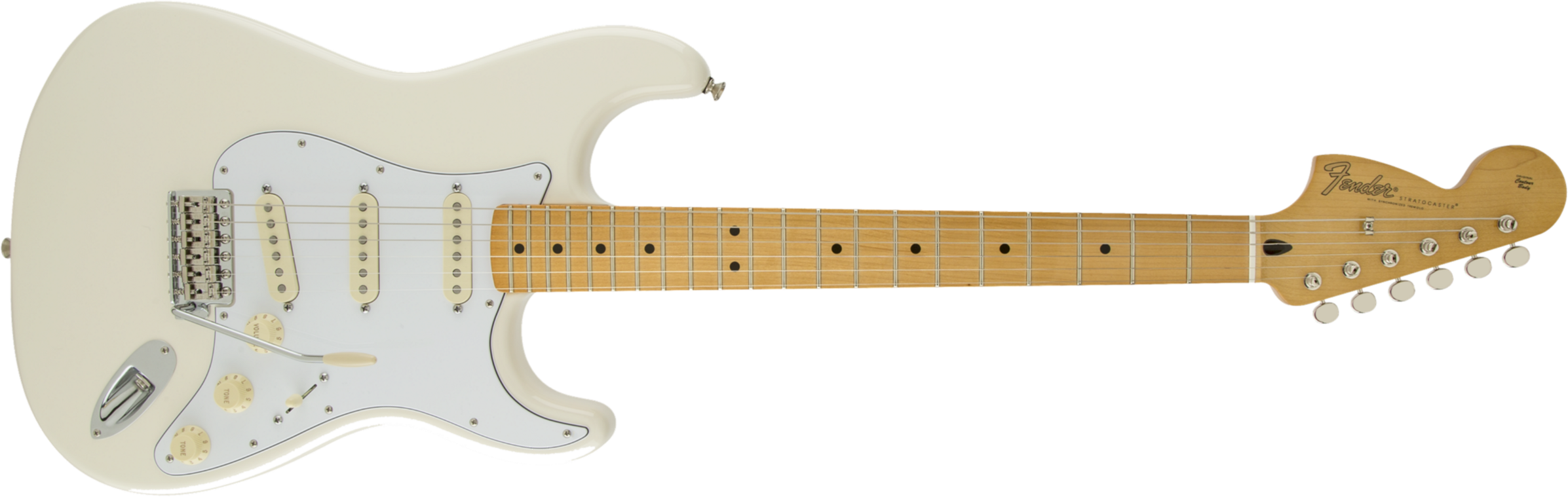 Fender Jimi Hendrix Stratocaster (mex, Mn) - Olympic White - Elektrische gitaar in Str-vorm - Main picture